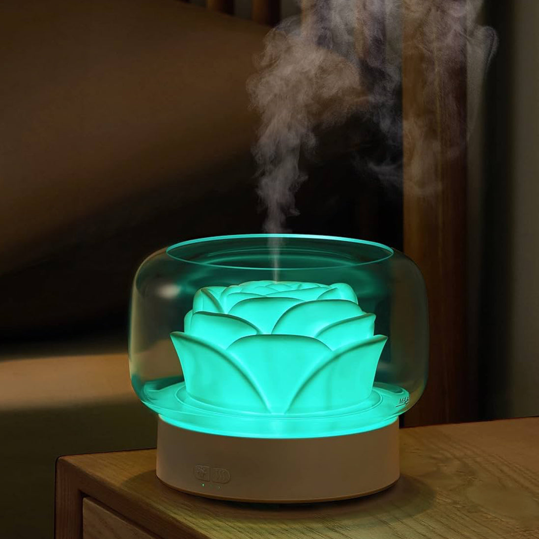 Humidificador 500 ml (16.9 oz) Flor Blanco